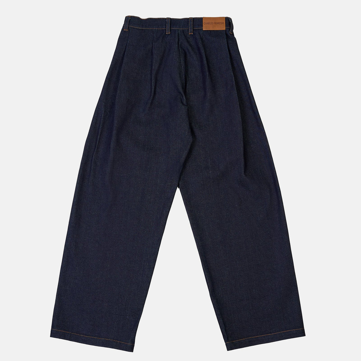 Trousers in Dark Indigo, front