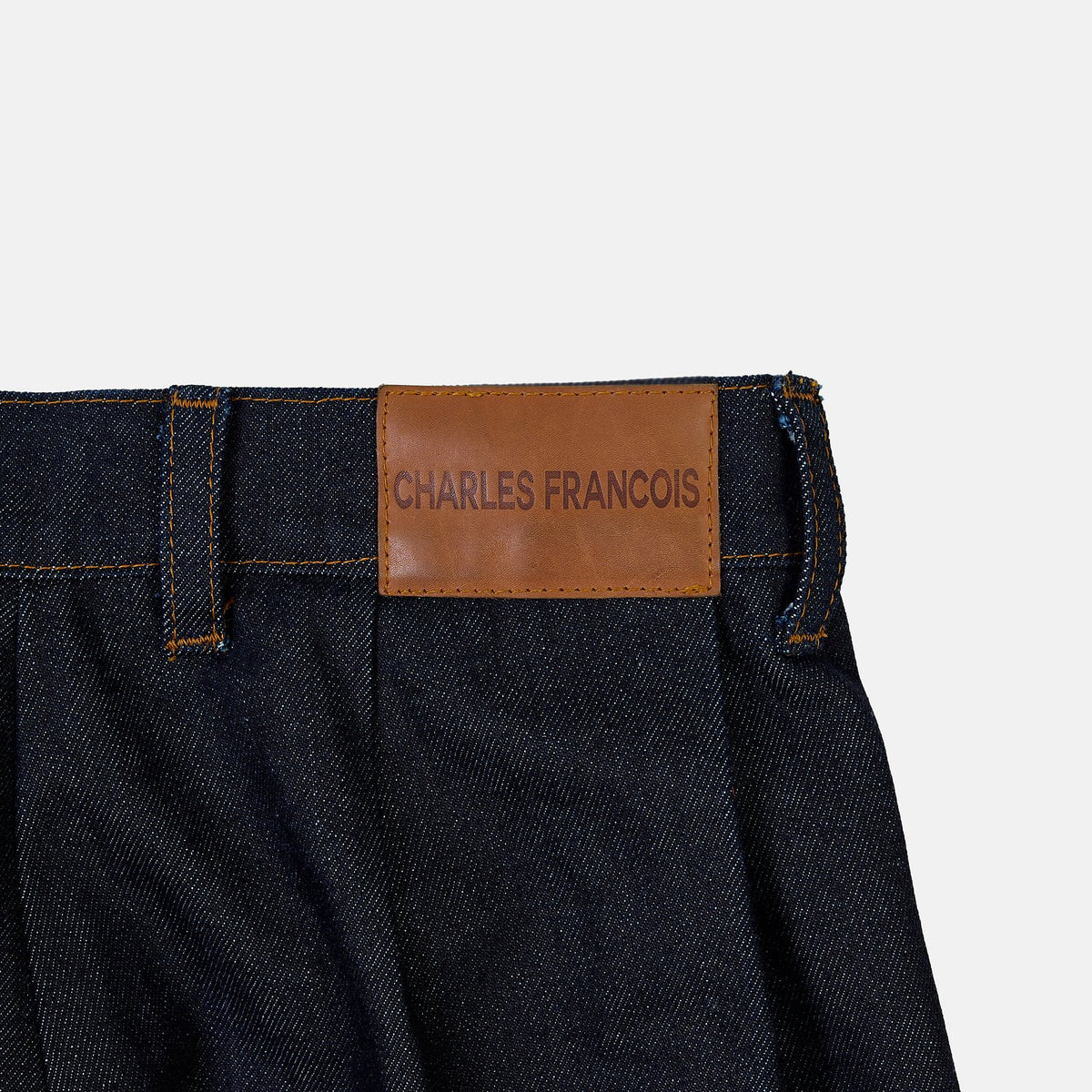 Trousers in Dark Indigo, detail