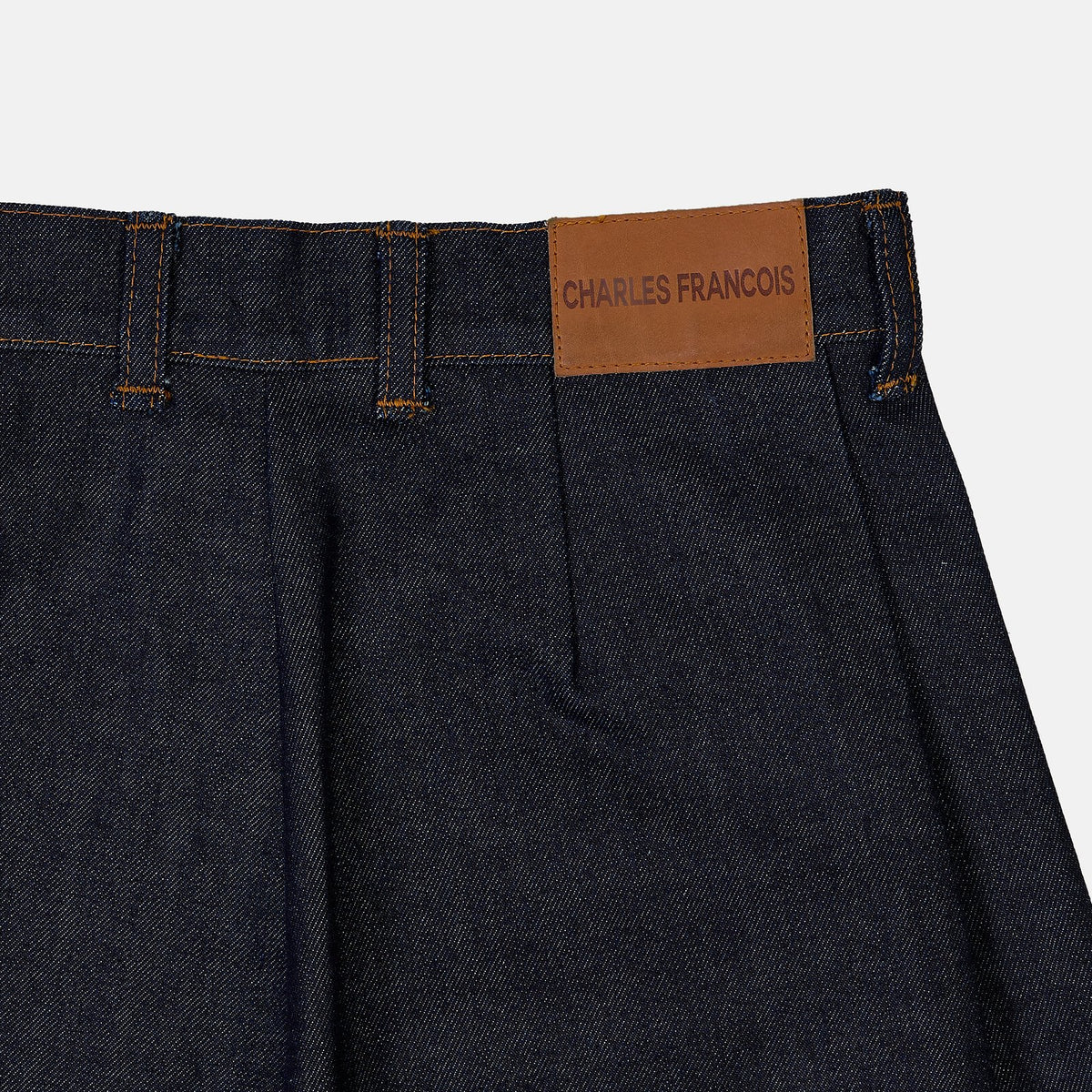 Trousers in Dark Indigo, detail