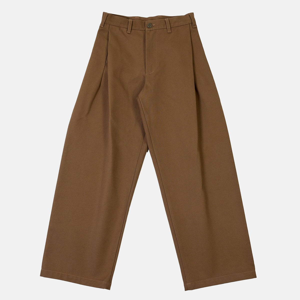 Trousers in Brown, front